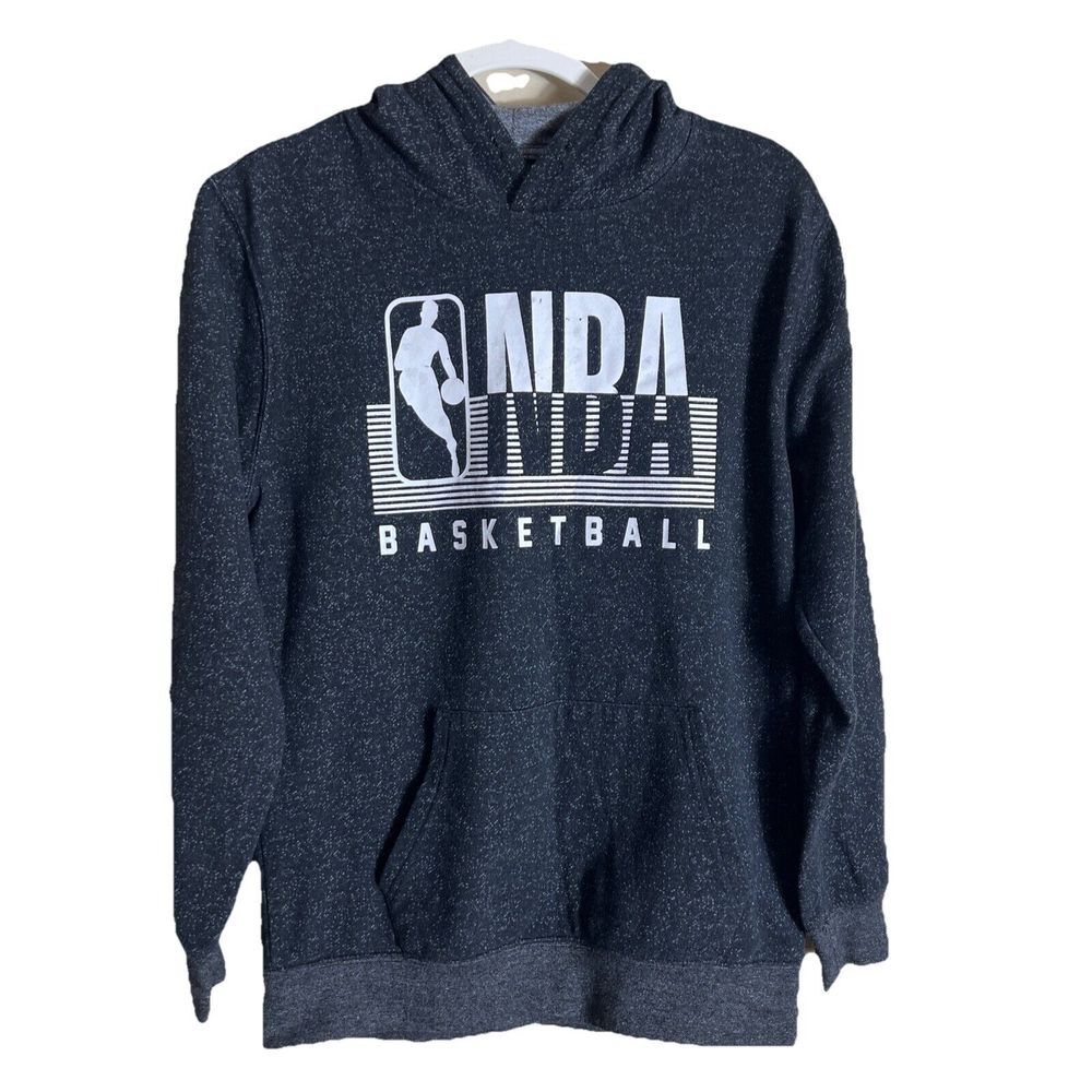 NBA Basketball‎ Dark Gray Hoodie Size Small Adult